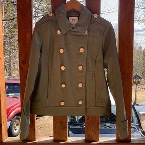 G by Giuliana Olive Leather Moto Jacket 
Brand New